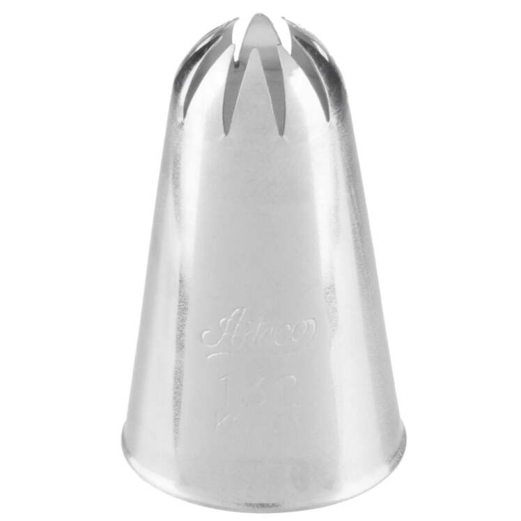 ماسوره قنادی استیل طرح ستاره فرانسوی به شماره 132