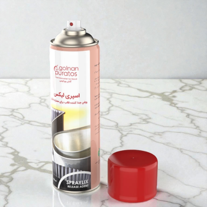 اسپری روغن جداکننده قالب لیکس (Spraylix) برند گلنان پوراتوس
