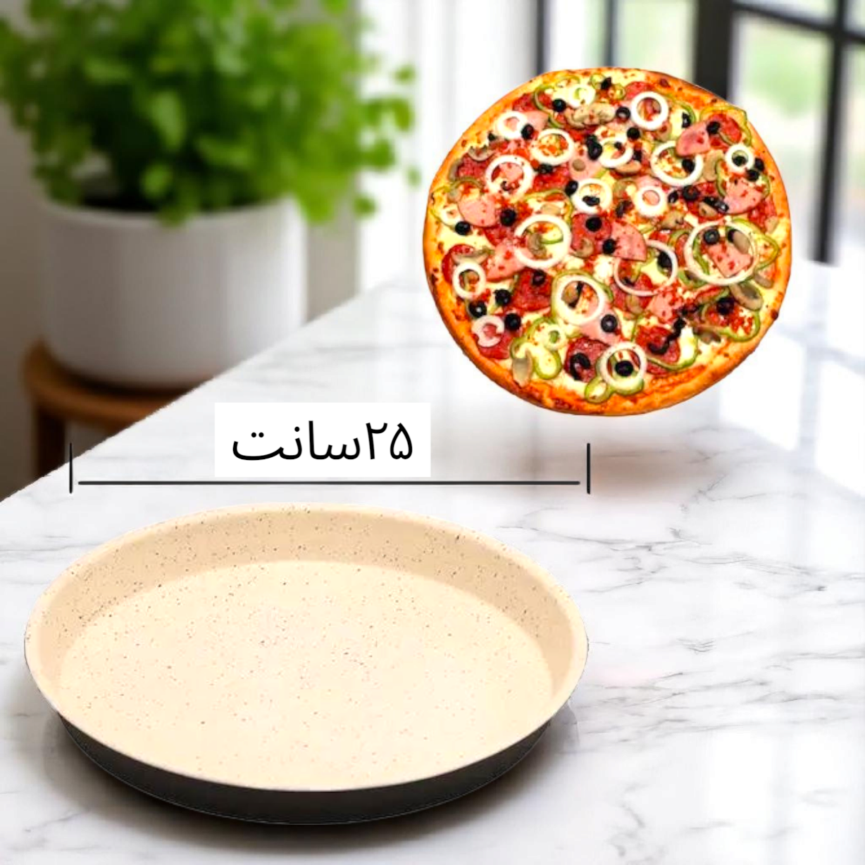  قالب پیتزا نچسب برای فر 