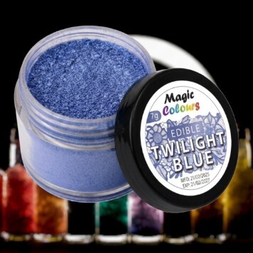 رنگ پودری خوراکی مجیک کالرز رنگ آبی توایلایت (Twilight Blue)