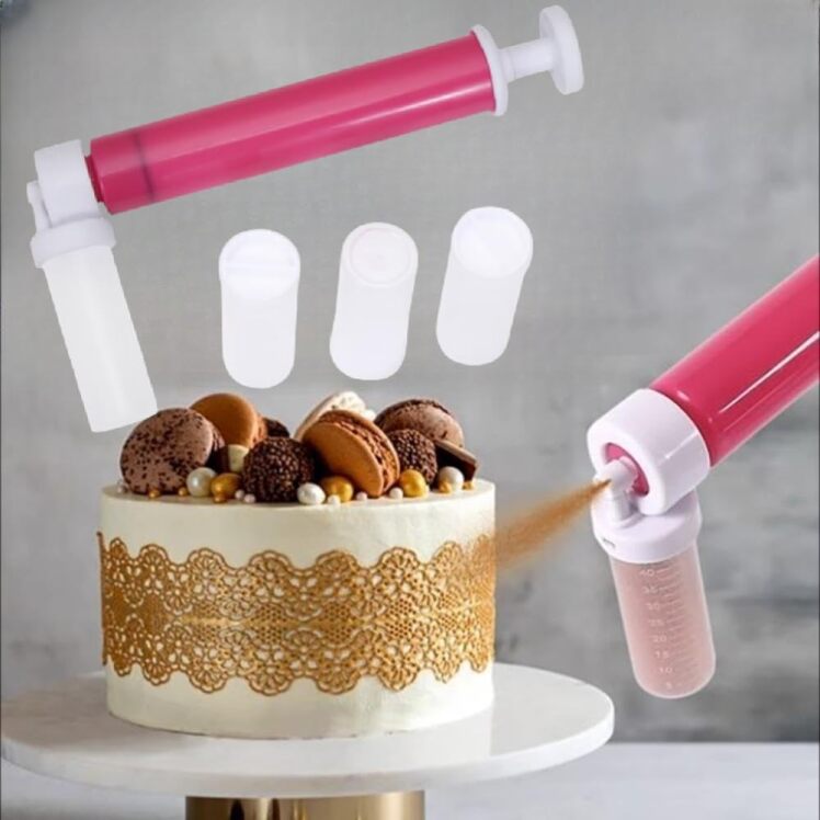 ​پمپ ایربراش دستی قنادی برای تزیین کیک و کاپ کیک