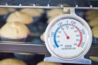 Oven Thermometer استیل با نمایشگر 50 تا 300 درجه