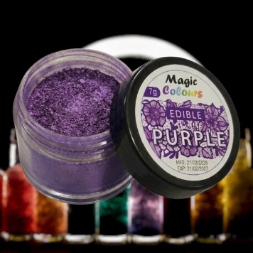  رنگ پودری خوراکی مجیک کالرز رنگ بنفش (Edible Purple) 