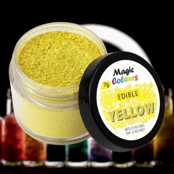  رنگ پودری خوراکی مجیک کالرز رنگ زرد (Edible Yellow) 