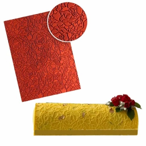  تکسچر سیلیکونی طرح گیپور گلدار 