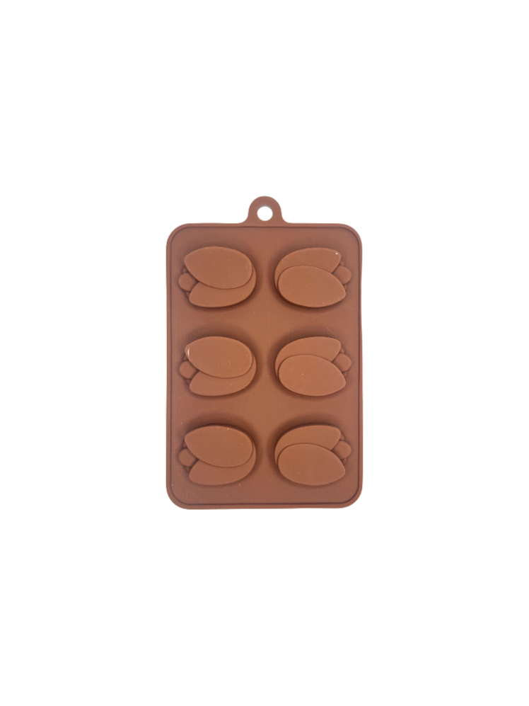 قالب سیلیکون شکلات طرح گل رز