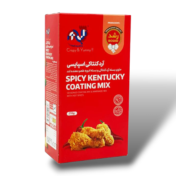  جعبه قرمز پودر سوخاری تند برند رشد 