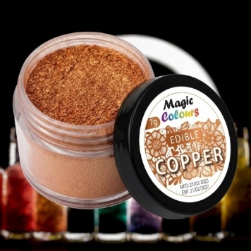 رنگ پودری خوراکی مجیک کالرز رنگ مسی (Edible Copper)