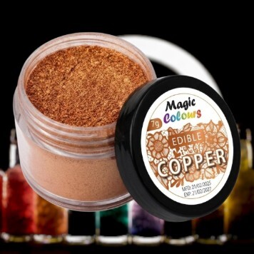 رنگ پودری خوراکی مجیک کالرز رنگ مسی (Edible Copper)