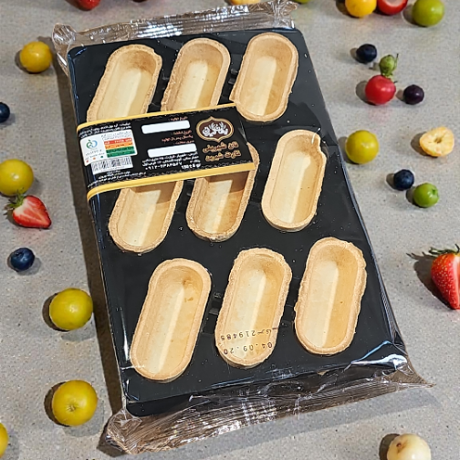 نان تارت آماده مدل کشیده مخصوص حلوا و اکلر