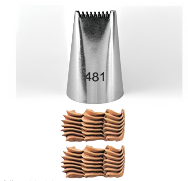  ماسوره استیل شماره 481 مخصوص تکنیک حصیربافی (Basketweave) 