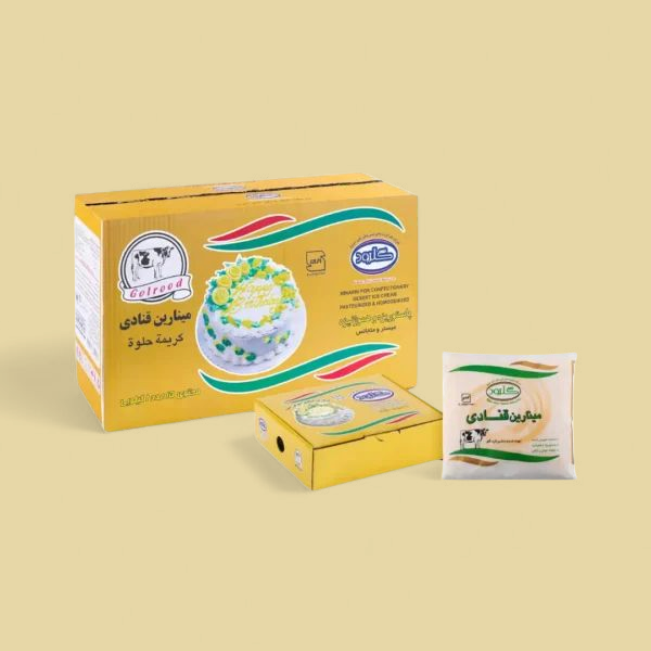  خامه گلرود طلایی برای کیک و دسر 