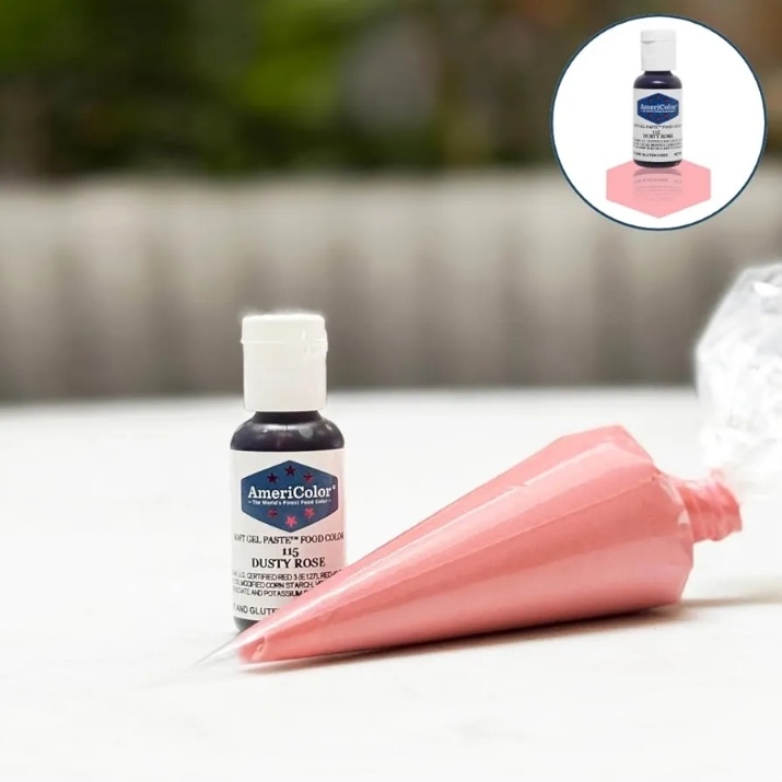  رنگ خوراکی غلیظ صورتی ملایم و شیک امریکالر 